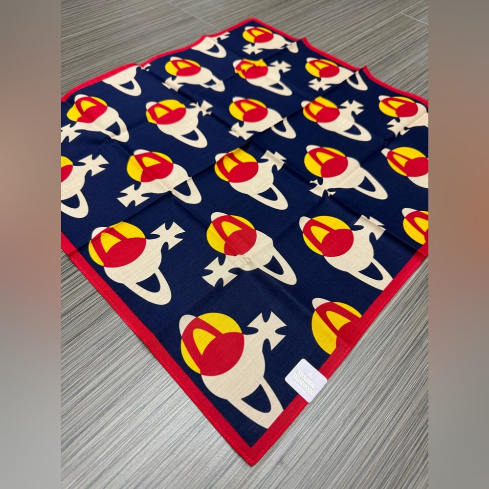 Vivienne Westwood scarf handkerchief bandana multi-purpose Japan Exclusive - Picture 2 of 6